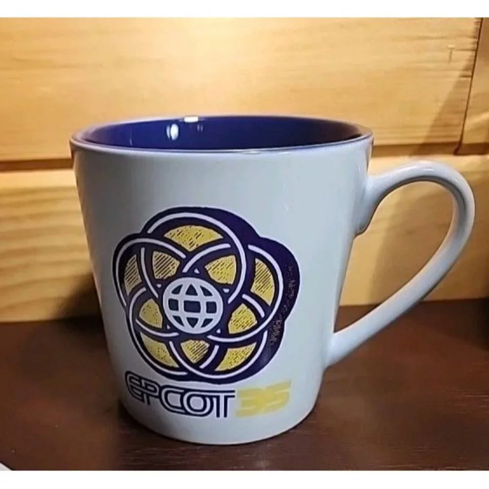STARBUCKS Disney Parks EPCOT 35th Anniversary Coffee Mug Walt Disney World